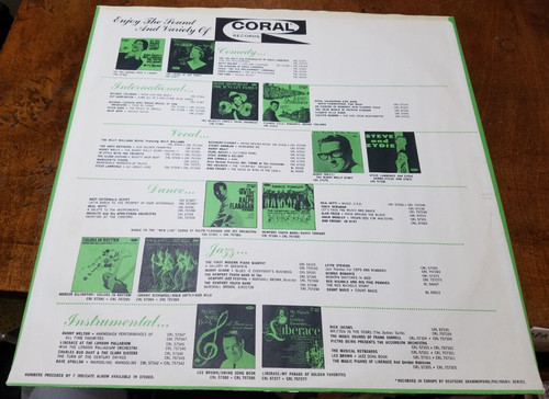 33rpm coral lp inner - 12",