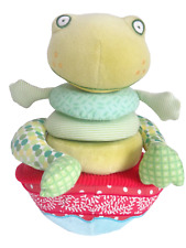 Silver Cross Frog Soft Plush Toy Stacking Sorter Rattle Baby Activity Toy 11 in