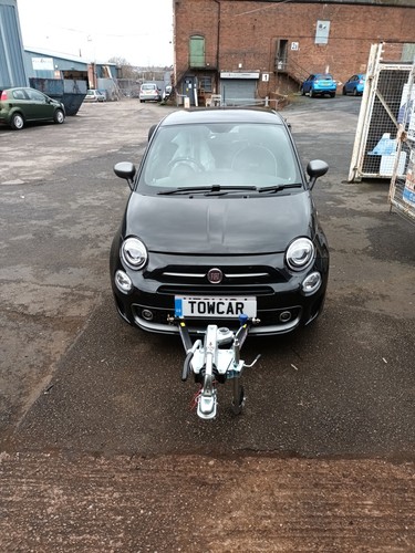 Fiat 500 braked towing kaytow - fiat,