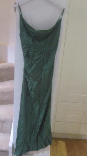 Zara bright green - green, satin