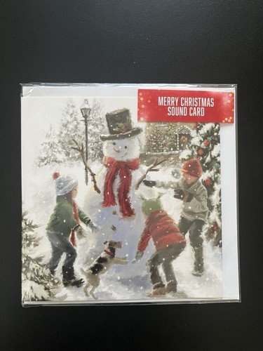 Merry christmas sound card - merry,