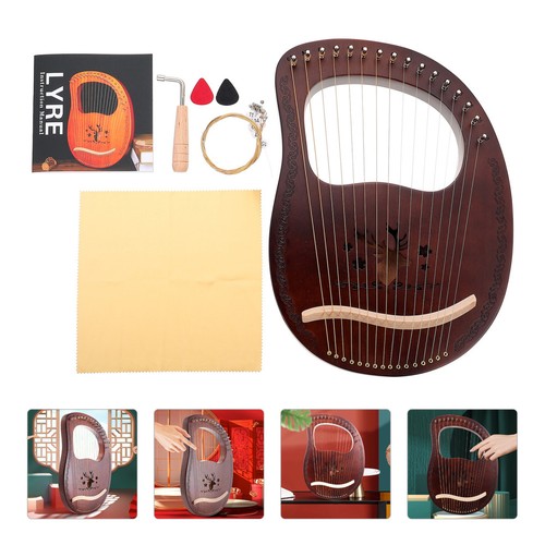 Set wooden lyre - 1, harp