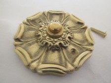 Solid brass door bell - bell, push