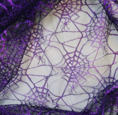 Spiderweb net lace fabric - net,