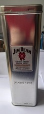 Whiskey Tin Empty Jim Beam
