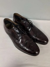 Mens Burgundy Leather Brogue