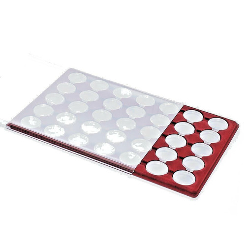 Coin tray with capsules - coin, £2