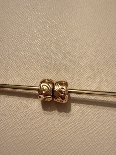 Pandora rose gold heart - pandora, clips