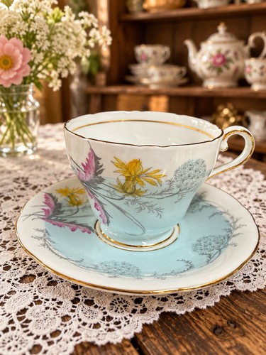 Job lot vintage bone china - 40,