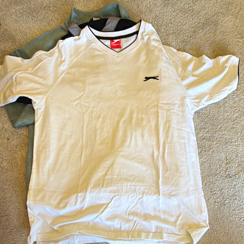 Slazenger men white - white, v-neck