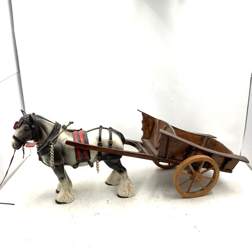 Vintage shire horse and - vintage,