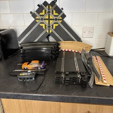 Scalextric Track And Car With Barriers Bundle spares and repairand repairs 