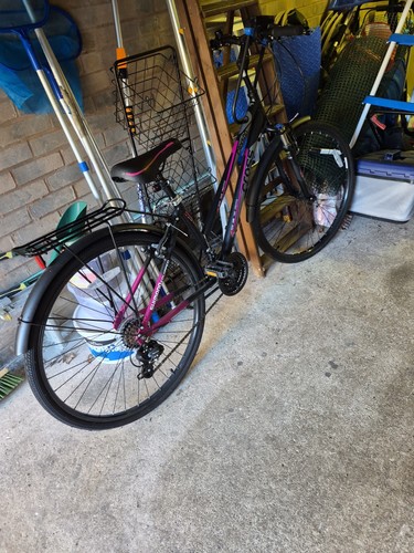 Ladies cycling bike pink - cycling,