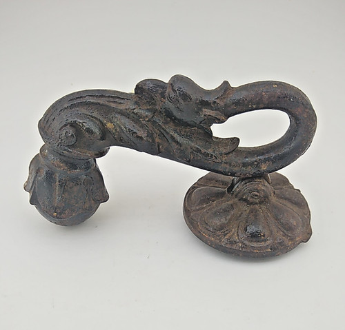 Vintage cast iron door - vintage, knocker