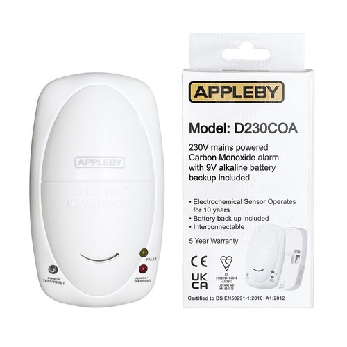 Appleby carbon monoxide alarm - carbon,