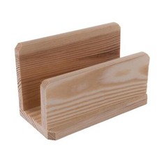 Wooden napkin holder serviette - wooden,