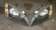 Ford Focus Headlight Pair of Smoked Front Lights Headlamps 05 - 08