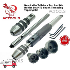 8 Pcs Lathe Tailstock Tap And