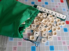 GREEN SCRABBLE LETTERS TILES
