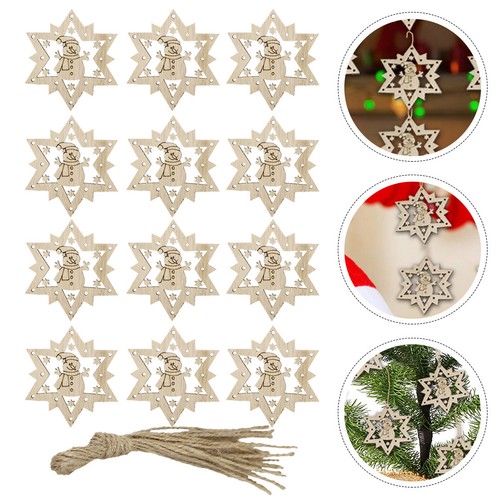 Set snowman wooden - snowman,