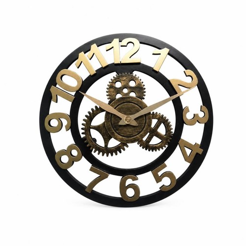 Gear wall clock quartz - clock,