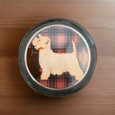 Scottish White Terrier Small Glass Paperweight Scottish Dog