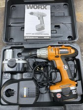 WORX Cordless Drill WX14DD In Original Case 14.4v. 23 Clutch Position