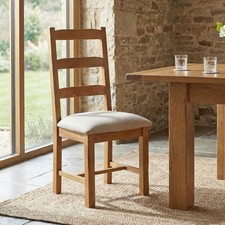 Dining Chair Rustic Oak Ladder