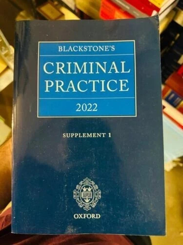 Blackstone criminal practice - blackstone's,