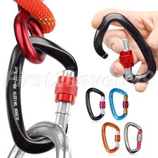 1X 25KN Carabiner Clip Hook