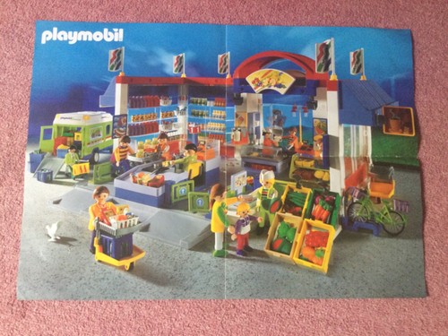 Playmobil large double sided - playmobil, double-sided