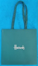 Harrods Shopping Paper Gift Bag Tote Dark Green Medium W25.5xH25xD20cm