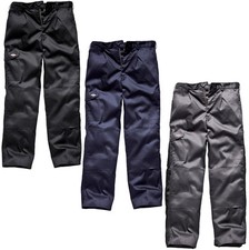 Dickies Work Trousers Work Pants Redhawk Button Pocket Black Grey Navy WD884
