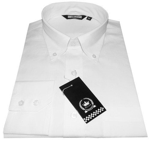 Relco mens white long - white,