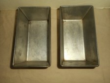 Vintage Loaf Pans 2 Pressed
