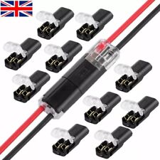 10Pcs 12V 2Pin Car Cable Wire Connector Plug Waterproof For Electrical Cars UK