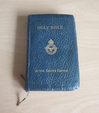 WW2 British Royal Air Force Issue Soft Cover Pocket Active Service Edition Bible