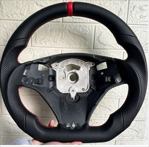 Full leather sport steering - m,
