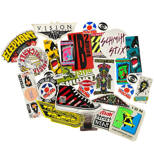 Rare nos vintage sticker lot - sticker,