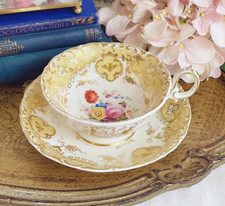 Antique Minton Q shape teacup