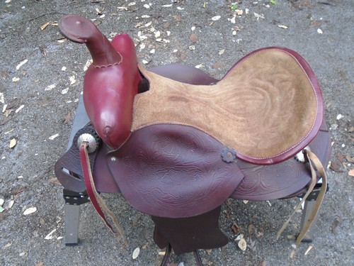 Horse saddle western style