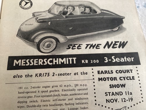 Messerschmitt earls court - earls,