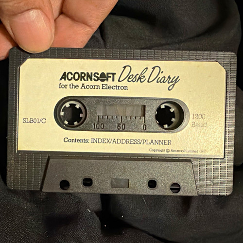 Acornsoft desk diary - desk,