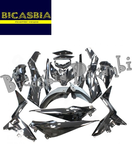 22218 glossy black fairing kit - 22218,