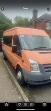 Ford Transit Minibus 17 Seater Colour Is Orange 2.4 two new batteries on it