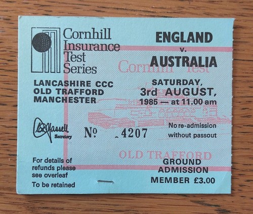 1985 england australia match - 1985,