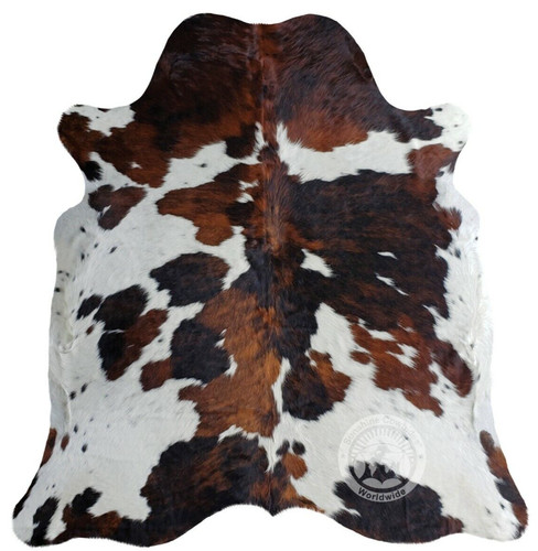 Real cowhide rug brindle - real,