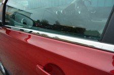 Chrome side door window sill - window,