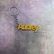 Personalised 3D Printed Keyring Key Chain School Bag Name Tag Gift Party Bag