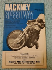 HACKNEY SPEEDWAY 1970 HAWKS v